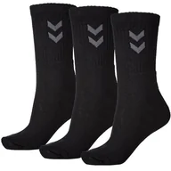 Skarpetki damskie - Hummel, Skarpety sportowe, Basic 022030 2001, czarny, rozmiar 46/48 - miniaturka - grafika 1