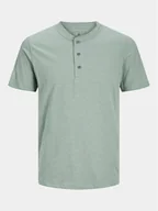 Koszulki męskie - Jack&Jones T-Shirt Jprblunixs 12257965 Zielony Slim Fit - miniaturka - grafika 1