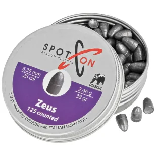Śrut Spoton Zeus Slug 38 6.35 mm, 125 szt. 2.46g/38.0gr - Amunicja do wiatrówek - miniaturka - grafika 2