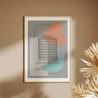 Obrazy i zdjęcia na płótnie - Plakat Poznań - Okrąglak - miniaturka - grafika 1