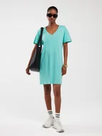 Sukienki - BIG STAR Sukienka w kolorze turkusowym - miniaturka - grafika 1