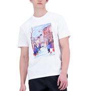 Koszulki sportowe męskie - Koszulka New Balance MT31583SST - biała - miniaturka - grafika 1