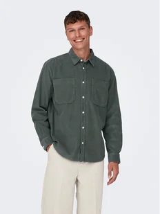 Only & Sons Koszula 22024716 Szary Relaxed Fit - Koszule męskie - miniaturka - grafika 1