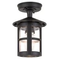 Lampy ogrodowe - Elstead Lighting Hereford Flush Wall Down Lantern BL21A BLACK Lampa sufitowa ogrodowa IP44 stylowa BL21A BLACK) - miniaturka - grafika 1