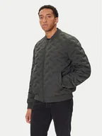 Kurtki męskie - Geox Kurtka bomber Spherica M5628R T3271 F3251 Szary Regular Fit - miniaturka - grafika 1