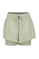 Spodenki damskie - Trendyol Damska odzież sportowa normalna talia szerokie nogawki slim fit szorty, mięta, XS, Miętowy, XS - miniaturka - grafika 1