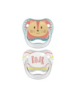 Smoczki uspokajające - Dr Brown's Smoczek Prevent Motyl 0-6m Zwierzęta niebieski - miniaturka - grafika 1