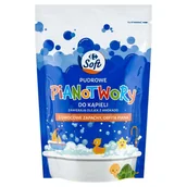 Kosmetyki kąpielowe dla dzieci - Carrefour Soft Pianotwory do kąpieli o zapachu limonki, pomarańczy i truskawki 108 g (6 szt. x 18 g) - miniaturka - grafika 1