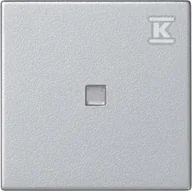 Klawisze i ramki - Kontakt Simon Kontakt_Simon Klawisz 45x45 łącznika zwiernego z podświetleniem aluminium Simon Connect K114/8 - miniaturka - grafika 1