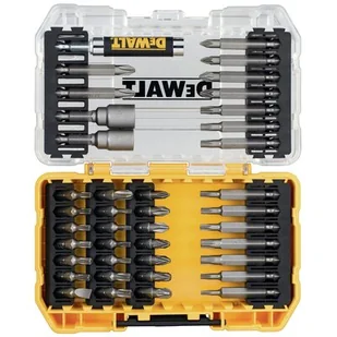 DEWALT Zestaw 40 bitów DeWALT TOUGH CASE + z przezroczystą pokrywą DT70705 - Bity - miniaturka - grafika 1