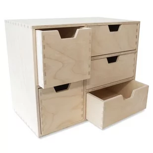 Organizer na biurko, 5 szuflad, 36 x 20 x 28,5 cm - Pudła i kartony archiwizacyjne - miniaturka - grafika 1