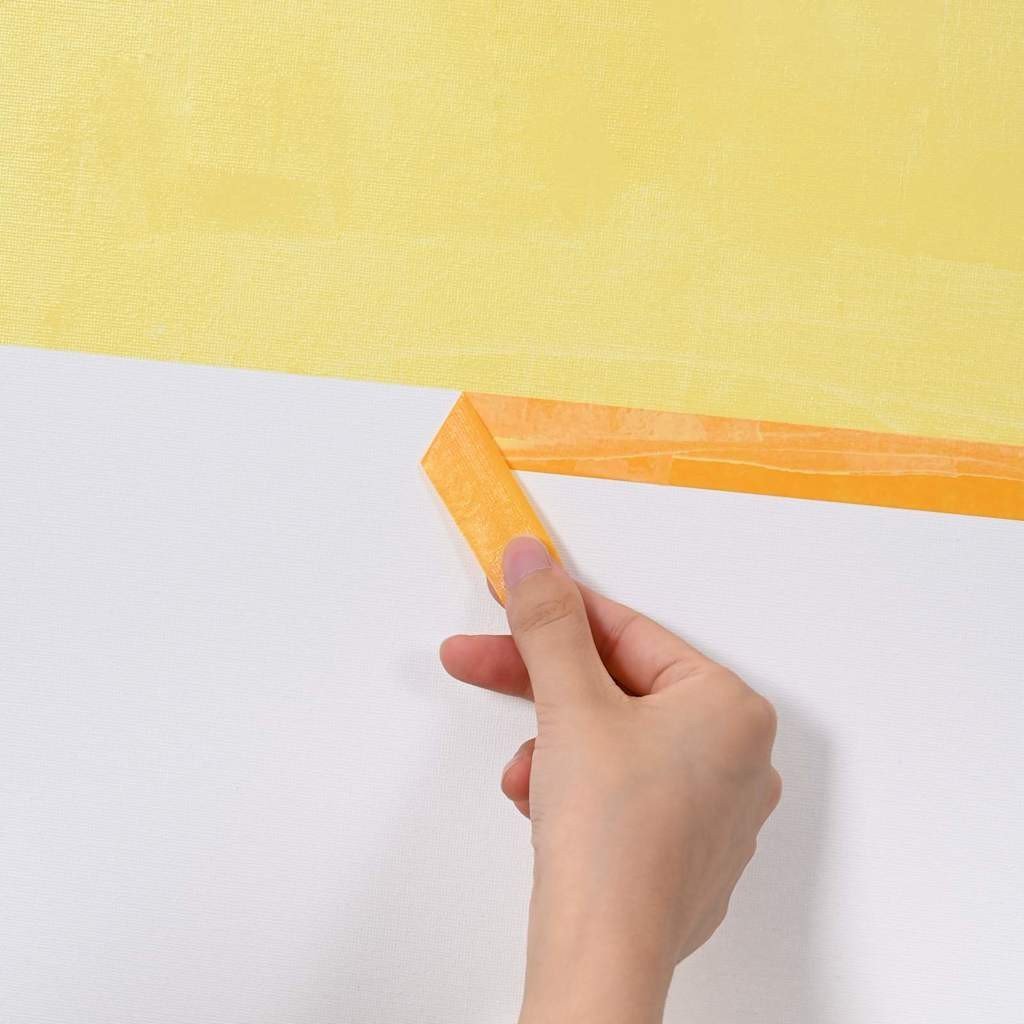 vidaXL Taśmy Maska Malarska 12 pcs Żółty 50mm x 50m Papier