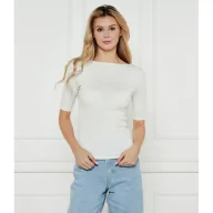 Bluzki damskie - Calvin Klein Bluzka Slim Fit - miniaturka - grafika 1