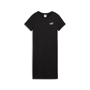 Damska Sukienka PUMA ESS SMALL NO. 1 LOGO SLIM DRESS 68497401 – Czarny - Sukienki - miniaturka - grafika 1