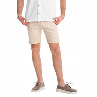 Jeansowe męskie klasyczne szorty kremowe modne Ombre OM-SRDS-0162 V2 r. XXL - Spodenki męskie Jeansowe męskie klasyczne szorty kremowe modne Ombre OM-SRDS-0162 V2 r. XXL - Spodenki męskie - miniaturka - grafika 1