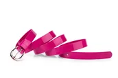 Paski - Pasek damski klasyczny fuksja lakier 2 cm - miniaturka - grafika 1