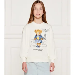 POLO RALPH LAUREN Bluza Regular Fit - Bluzy dla dziewczynek - miniaturka - grafika 1