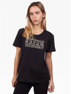 Koszulki i topy damskie - Pepe Jeans Koszulka w kolorze czarnym - miniaturka - grafika 1