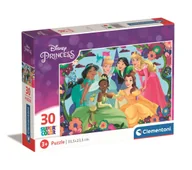 Puzzle - Puzzle 30 el. Super Kolor Disney Princess Clementoni - miniaturka - grafika 1