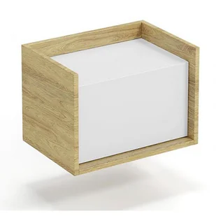 Szafka modułowa hikora + biel alpejska A4-C57 - Szafki do salonu Szafka modułowa hikora + biel alpejska A4-C57 - Szafki do salonu - miniaturka - grafika 1