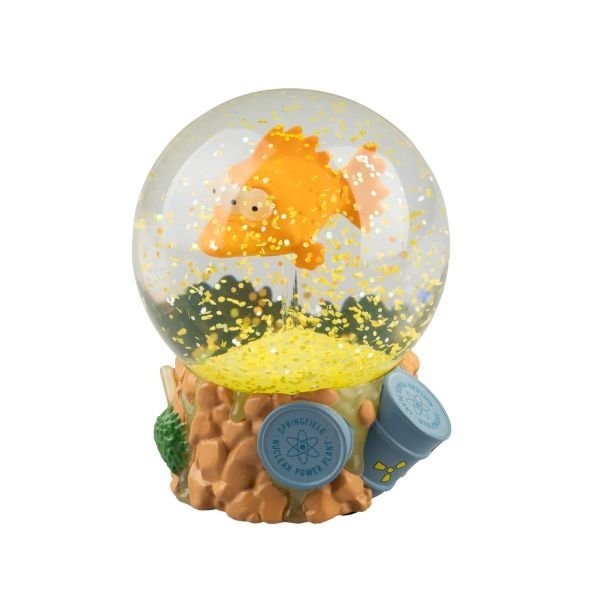 Kula śnieżna The Simpsons Blinky The Three Eyed Fish szklana figurka ozdoba Prezent dla przyjaciela