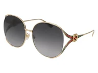 Okulary korekcyjne, oprawki, szkła - Gucci GG0225S 001 - miniaturka - grafika 1