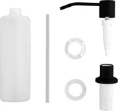 Mydelniczki i dozowniki mydła - DOZOWNIK PŁYNU DO NACZYŃ CZARNY Fala 69397 - ZYSKAJ RABAT 30 ZŁ - miniaturka - grafika 1