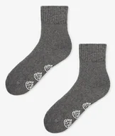 Skarpetki damskie - SKARPETY MARILYN ANGORA ABS TERRY X45 (kolor granat, rozmiar uniwersalny) - miniaturka - grafika 1