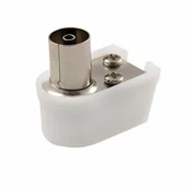 Uchwyty do telewizora - SAVIO Adapter antenowy kątowy Savio LB0080 IEC 9.5mm LB0080 - miniaturka - grafika 1