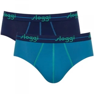 Slipy Start Midi 2-pak V020 - Sloggi - Majtki męskie - miniaturka - grafika 1