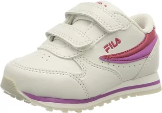 Buty dla dziewczynek - Buty dziecięce Fila Orbit Velcro Infants sportowe-26 - grafika 1