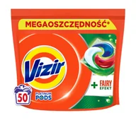 Środki do prania - Vizir Platinum Pods Fairy Efekt 50 prań 50szt. - miniaturka - grafika 1