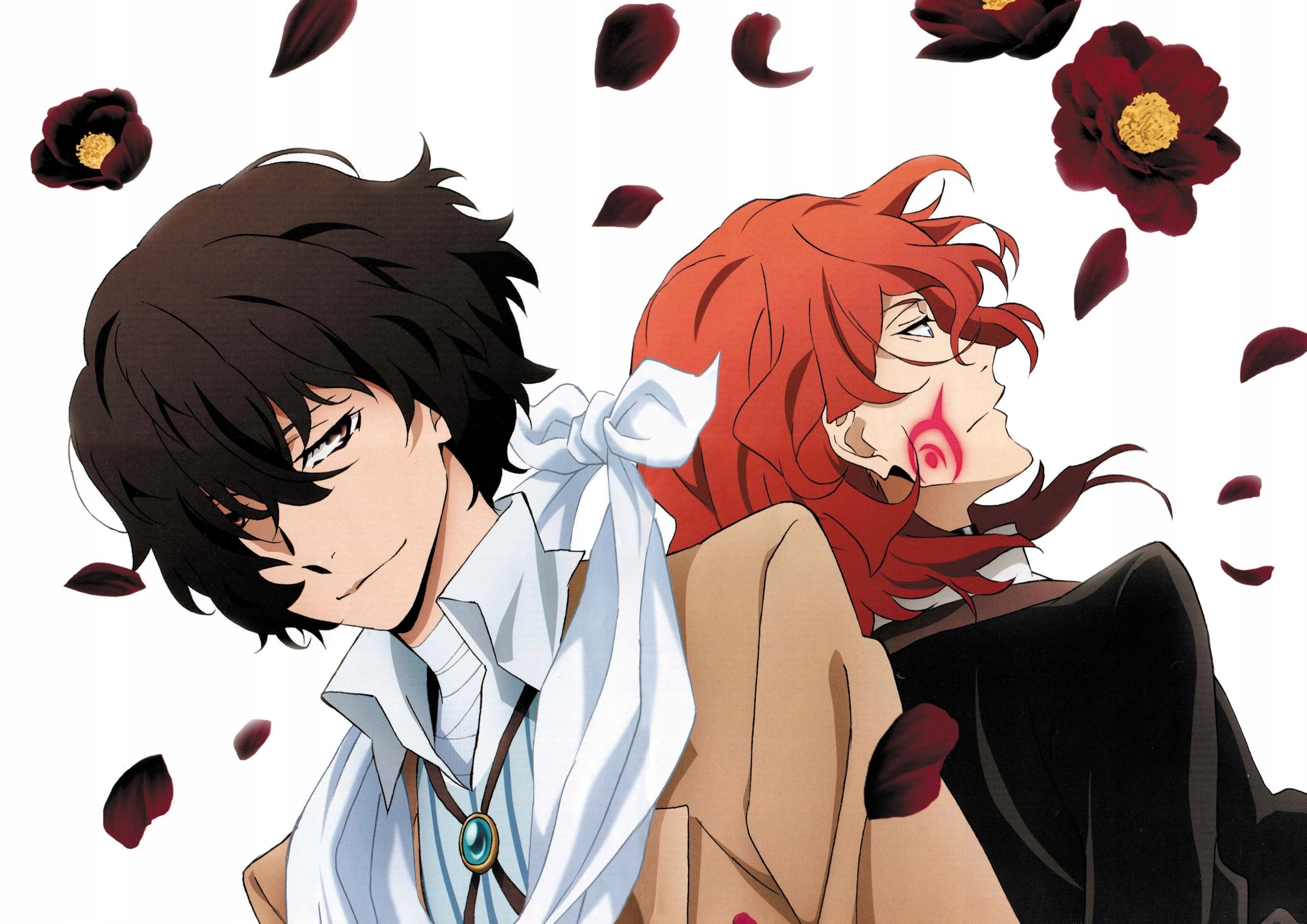 Plakat A2 anime manga Bungou Stray Dogs Bezpańscy Literaci