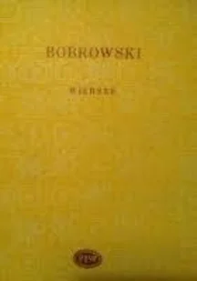 Bobrowski Wiersze - Poezja - miniaturka - grafika 1
