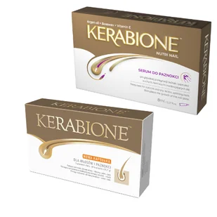 Kerabione + Kerabione Nutri Nail - Włosy, skóra, paznokcie - miniaturka - grafika 1