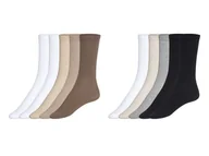 Skarpetki męskie - LIVERGY® Skarpety prążkowane męskie z bawełną organiczną, 5 par - miniaturka - grafika 1
