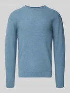 Swetry męskie - Sweter o kroju regular fit z czystej bawełny ekologicznej model ‘ROSS’ - miniaturka - grafika 1