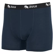 Majtki męskie - Męskie bokserki Zulu Merino 160 Rozmiar: M / Kolor: niebieski - miniaturka - grafika 1