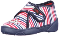 Kapcie damskie - Capt'n Sharky Kapcie chłopięce Jannis, niebieski - Niebieski Marine Red White 5-26 EU - miniaturka - grafika 1