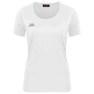 Kappa Kappa Damski T-shirt Fania Techniczny, biały, 6Y 304TP50_925_6Y - Koszulki i topy damskie - miniaturka - grafika 1