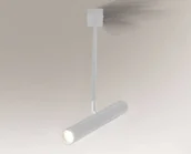 Lampy sufitowe - Shilo Yabu lampa wisząca 1-punktowa biała 7263 - miniaturka - grafika 1