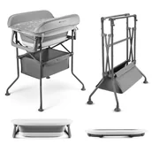 Wanienki dla dzieci - Kinderkraft wanienka BUBBLY grey - miniaturka - grafika 1