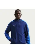 Kurtki i kamizelki sportowe męskie - Męska kurtka piłkarska ztkaniny Repel Nike Academy+ - Niebieski - miniaturka - grafika 1