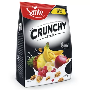 Sante CRUNCHY OWOCOWE 350G - Płatki śniadaniowe i musli - miniaturka - grafika 1