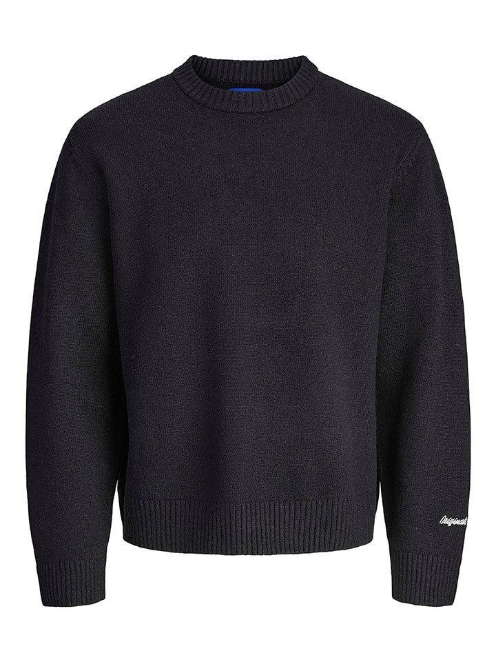 Jack & Jones Sweter w kolorze czarnym