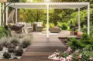 Kratki i pergole - Solidna pergola tarasowa 3x6 Premium White - GUTROOF - miniaturka - grafika 1