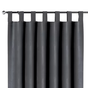 Dekoria Zasłona na szelkach 1 szt. grafitowy szary 1szt 130 × 260 cm Velvet 310-704-12 - Zasłony - miniaturka - grafika 1