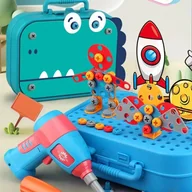 Klocki - KLOCKI 3D DO SKRĘCANIA DINOZAUR - miniaturka - grafika 1