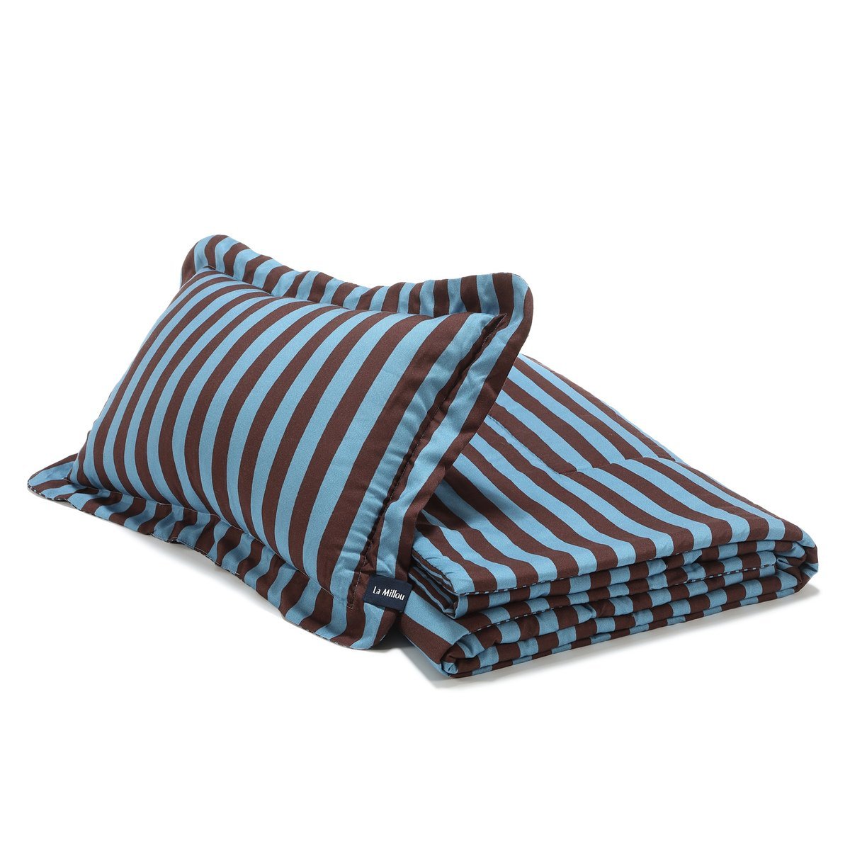 La Millou - Komplet Pościeli Bamboo STRIPES BLUE