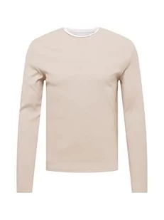 KEY LARGO sweter męski sarasota, Piaskowy (1005), XL - Swetry męskie - miniaturka - grafika 1